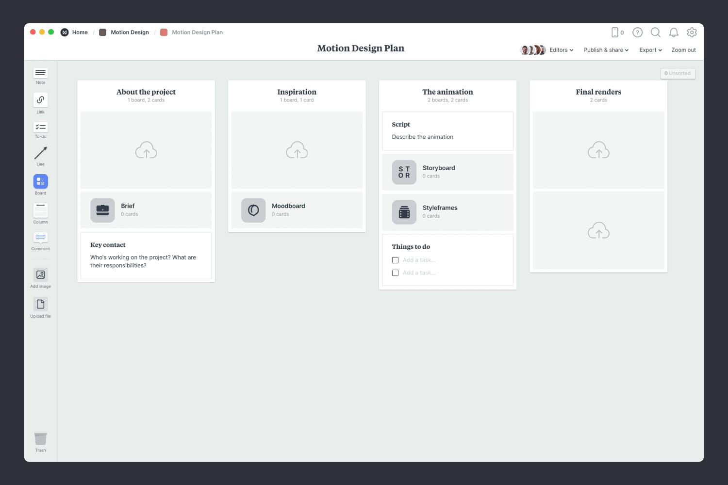 Motion design mega template step01