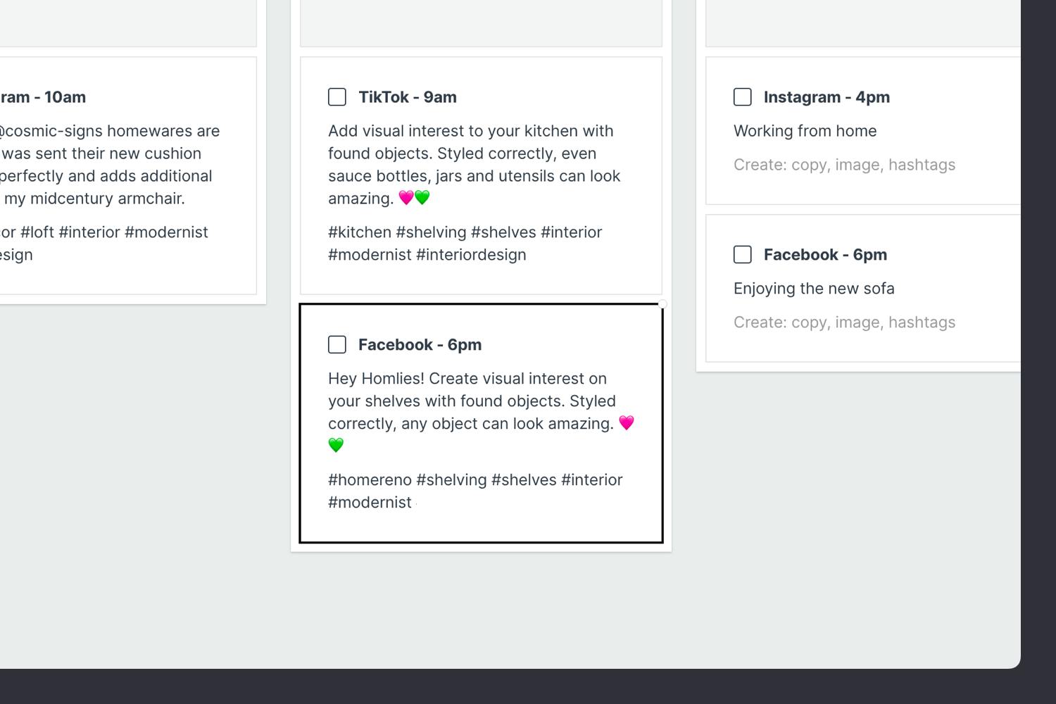 image step3 social media calendar