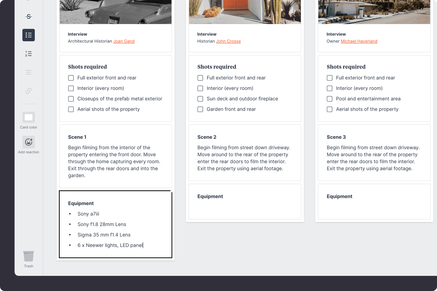 Film shotlist template step05