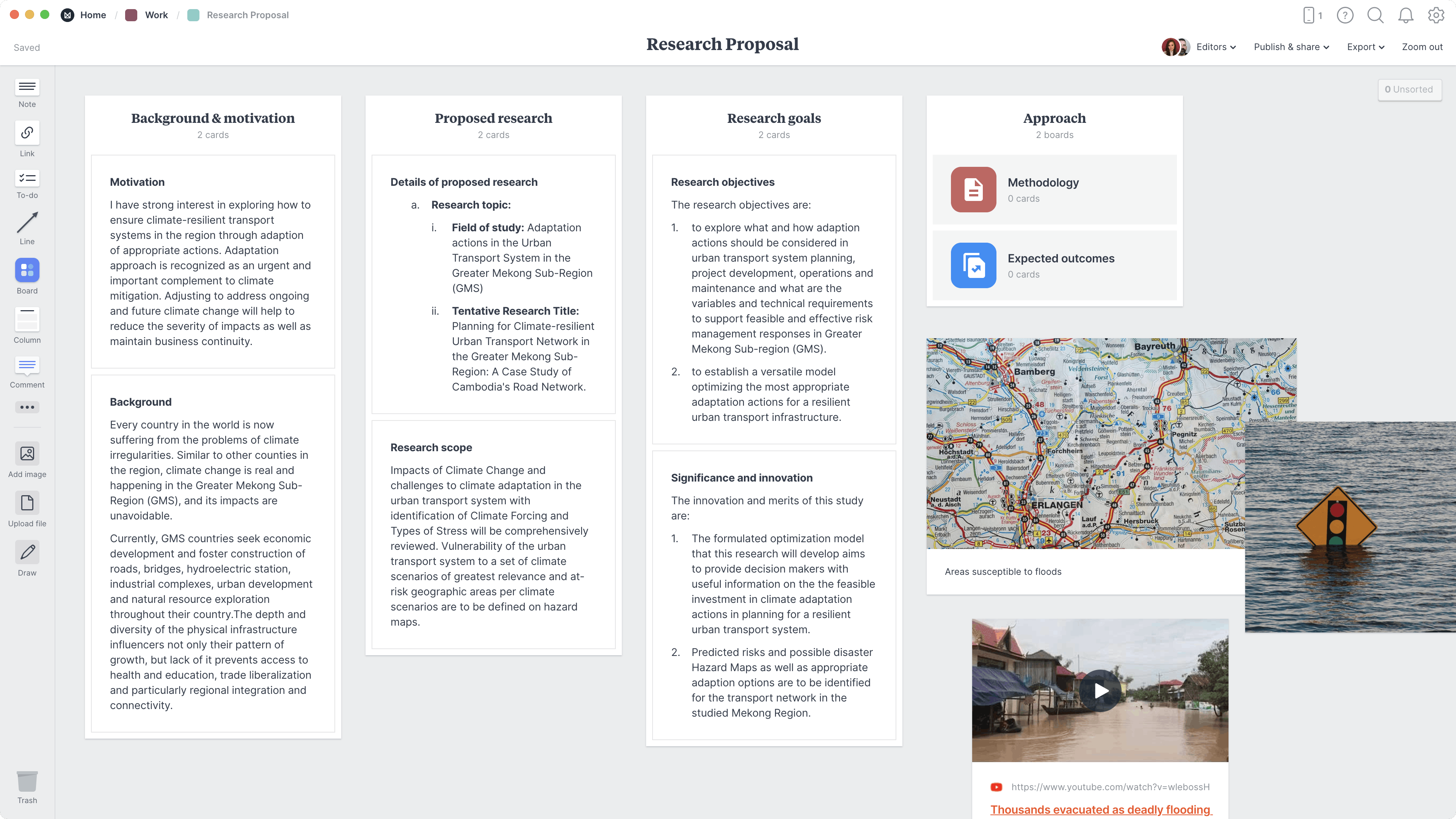 Template research proposal plan