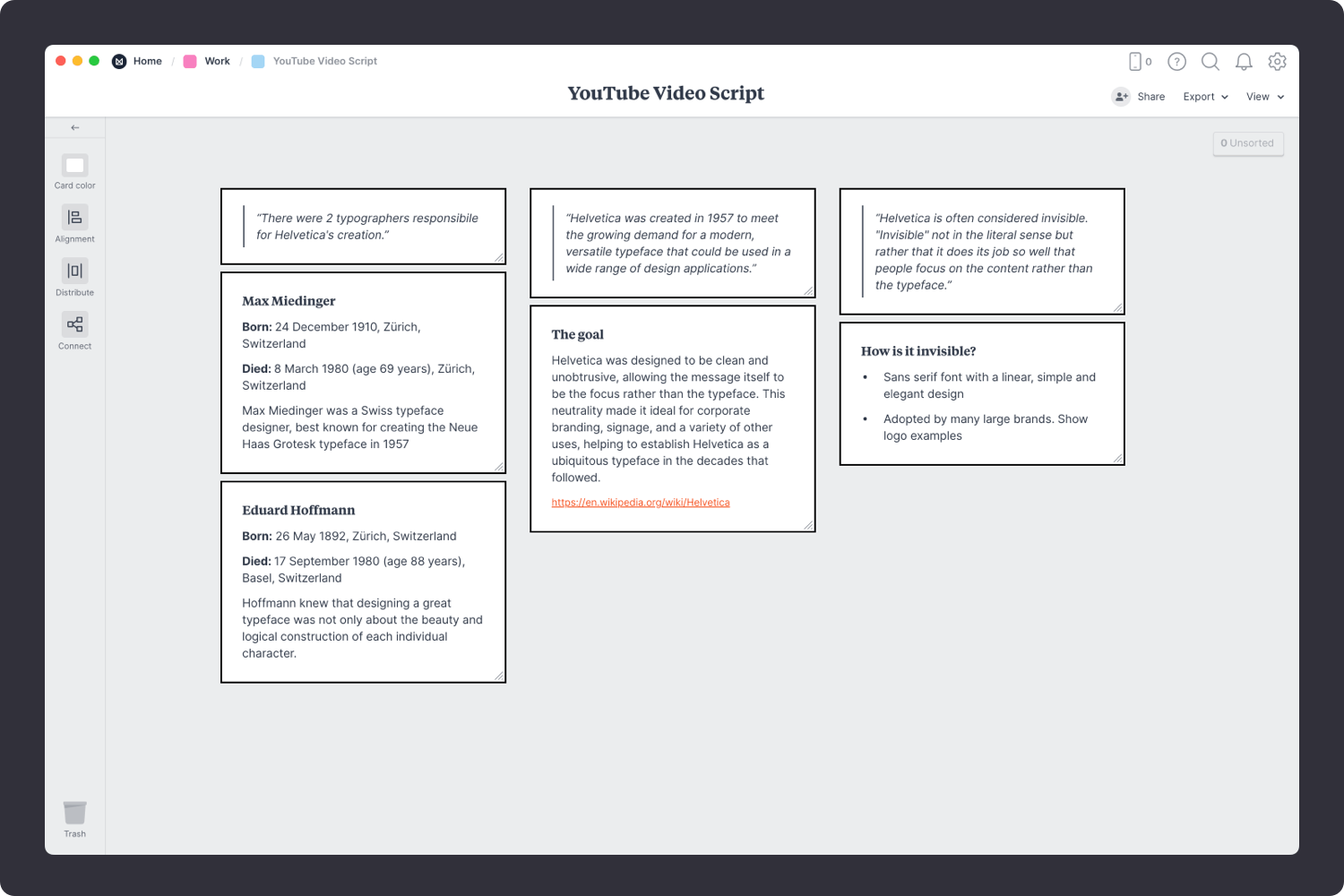 youtube script guide step 2