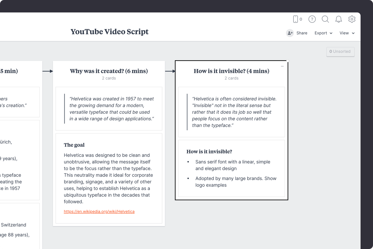 youtube script guide step 3