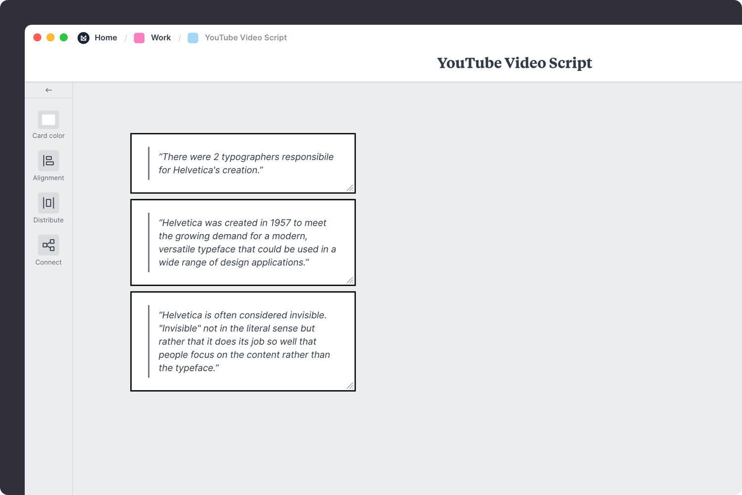 youtube script guide step 1